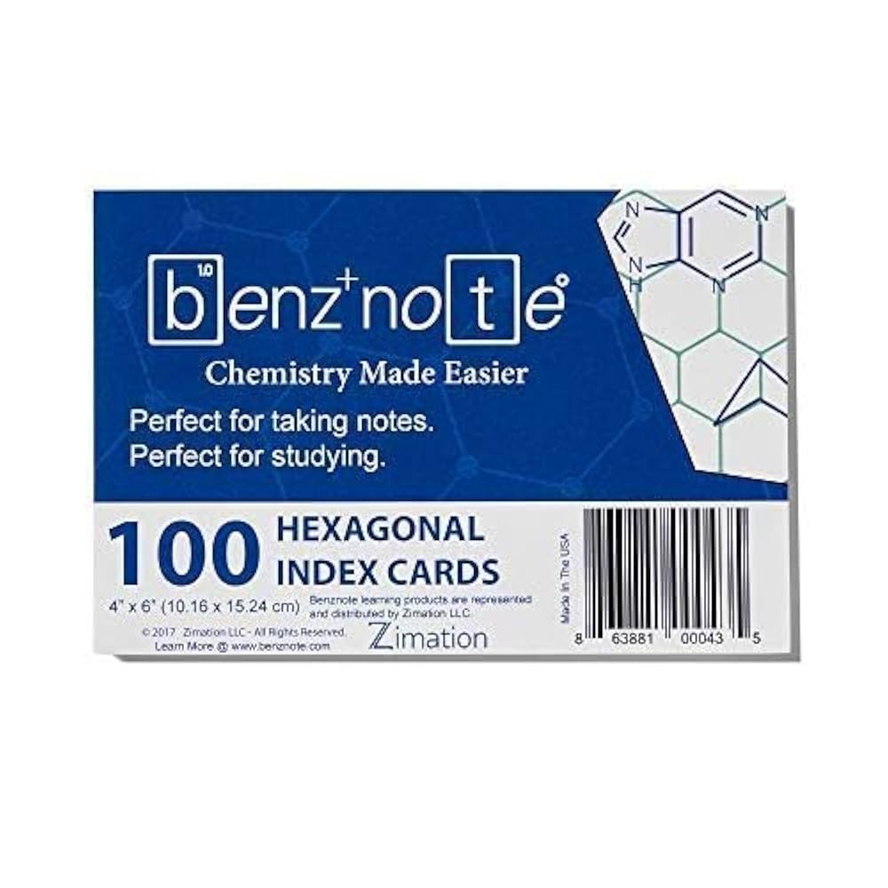 Amazon.co.jp: BENZNOTE インデックスカード オーガニックと